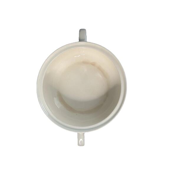 Vintage Royal Currier & Ives Blue White Ironstone Covered Casserole Dish Handles - Picture 3 of 14